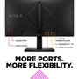 HP Omen - Écran PC Gaming 23.8 pouces / 60.5 cm - Résolution Full HD (1920 x 1080) - Dalle IPS - 165 Hz - 1 ms - AMD FreeSync Premium - Pied réglable