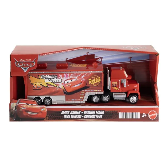 Mattel Disney Pixar Cars - GGF33 - Assortiment de transporteurs avec rampe extensible - Jouet multicolore pour enfants dès 3 ans - Univers Cars