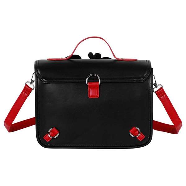 Karactermania Sac à dos bandoulière satchel Disney Minnie Mouse Face 27 x 11,5 x 20 cm - Port bandoulière ou sac à dos - PVC