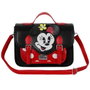 Karactermania Sac à dos bandoulière satchel Disney Minnie Mouse Face 27 x 11,5 x 20 cm - Port bandoulière ou sac à dos - PVC