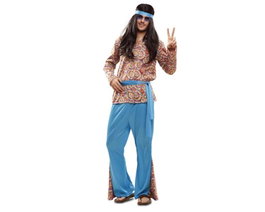 My Other Me Psychedelic Hippie - Déguisement Adulte Unisexe Taille M-L (14+) - 100% Polyester