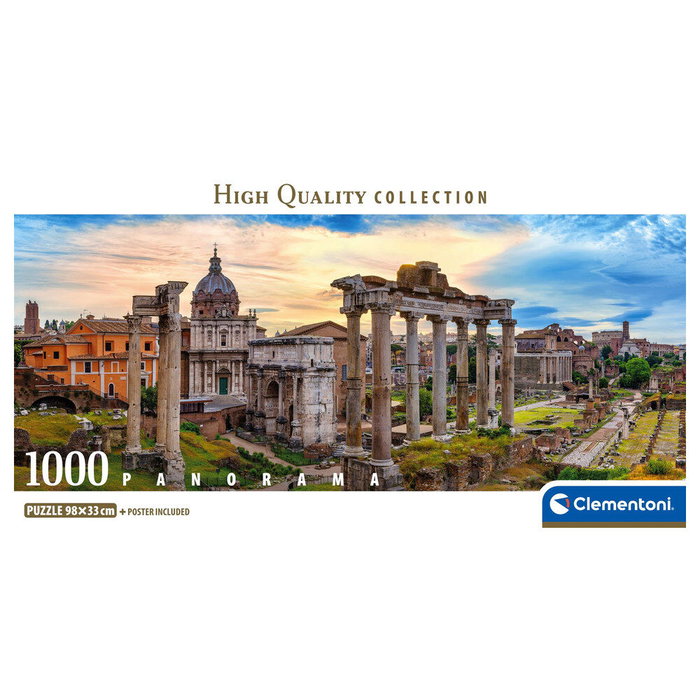 Clementoni Puzzle Compact 1000 pièces Panorama - Twilight Over the Eternal Empire