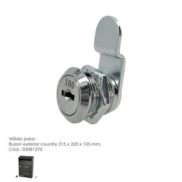 SATURNIA Serrure de remplacement pour boîte aux lettres Country