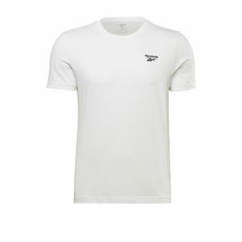 T-shirt à manches courtes homme Reebok Identity Left Chest Logo Blanc