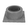 ABRISA Sumidero Sifónico PVC 20x20 cm, sortie Ø 90 / 110 mm