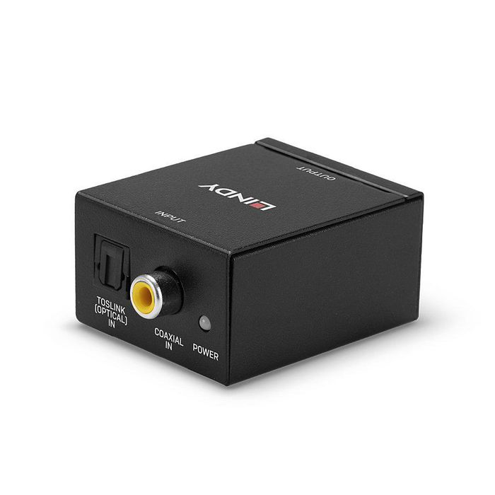 Lindy Convertisseur Audio Numérique DAC - TosLink Optique et Coaxial vers RCA Stéréo Analogique - Jusqu'à 24 bits/96 kHz - Pour Lecteur Blu-Ray, Console, Ampli Ancien Lindy Convertisseur Audio Numérique DAC - TosLink Optique et Coaxial vers RCA Stéréo Analogique - Jusqu'à 24 bits/96 kHz - Pour Lecteur Blu-Ray, Console, Ampli Ancien