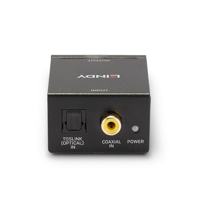 Lindy Convertisseur Audio Numérique DAC - TosLink Optique et Coaxial vers RCA Stéréo Analogique - Jusqu'à 24 bits/96 kHz - Pour Lecteur Blu-Ray, Console, Ampli Ancien Lindy Convertisseur Audio Numérique DAC - TosLink Optique et Coaxial vers RCA Stéréo Analogique - Jusqu'à 24 bits/96 kHz - Pour Lecteur Blu-Ray, Console, Ampli Ancien