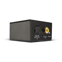 Lindy Convertisseur Audio Numérique DAC - TosLink Optique et Coaxial vers RCA Stéréo Analogique - Jusqu'à 24 bits/96 kHz - Pour Lecteur Blu-Ray, Console, Ampli Ancien