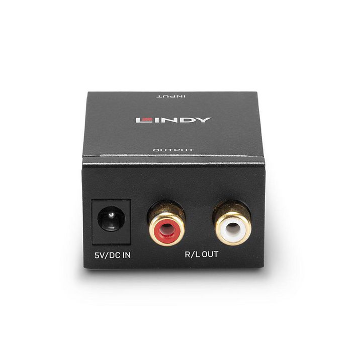 Lindy Convertisseur Audio Numérique DAC - TosLink Optique et Coaxial vers RCA Stéréo Analogique - Jusqu'à 24 bits/96 kHz - Pour Lecteur Blu-Ray, Console, Ampli Ancien Lindy Convertisseur Audio Numérique DAC - TosLink Optique et Coaxial vers RCA Stéréo Analogique - Jusqu'à 24 bits/96 kHz - Pour Lecteur Blu-Ray, Console, Ampli Ancien