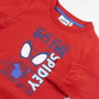 Cerdá Sweat-shirt en coton brossé Spidey pour enfant 4 ans - Rouge - Taille 4 ans