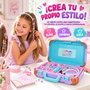 Jugatoys Mallette de coiffure créative avec applicateur, serre-tête et perles
