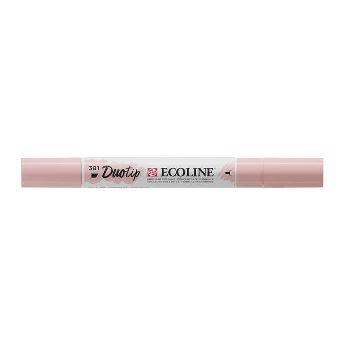 Ecoline Marcador Duotip Rojo Pastel 381