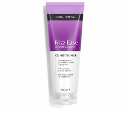 John Frieda Après-shampoing lissant Infinite Smooth FRIZZ-EASE 250 ml - Soin intense pour cheveux bouclés à frisés, lissé 14x plus doux, protection 72h
