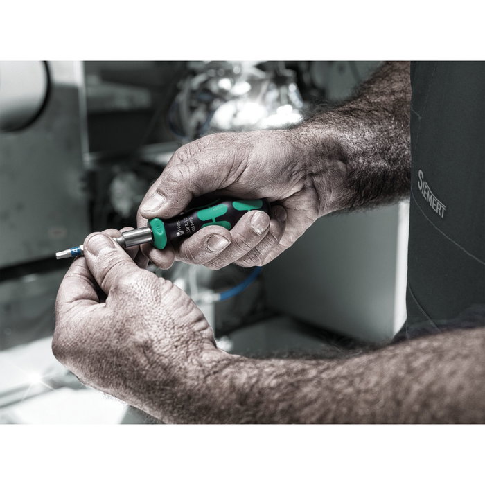 Wera 838 RA S Porte-embout avec fonction cliquet 1/4 de pouce