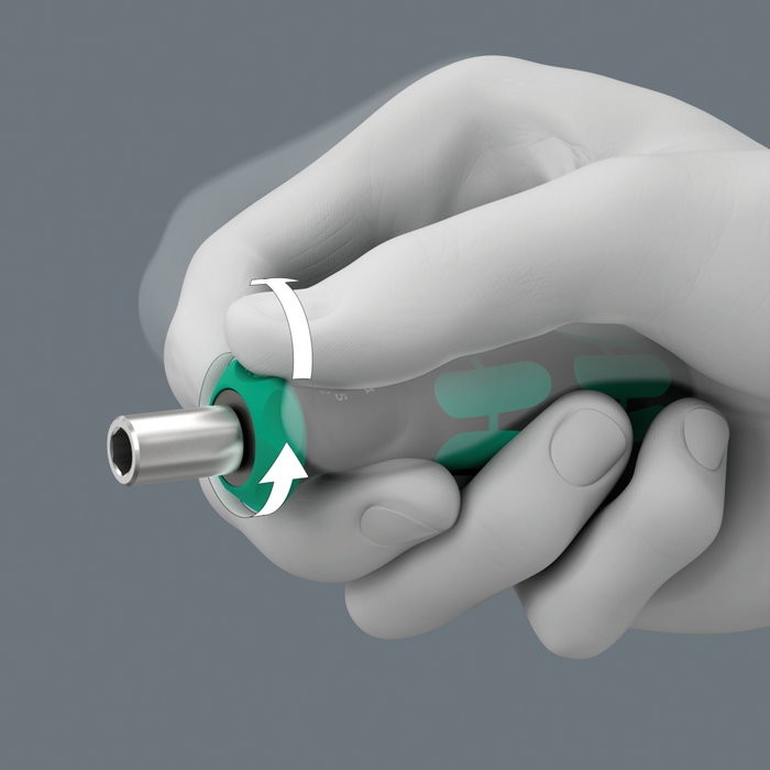 Wera 838 RA S Porte-embout avec fonction cliquet 1/4 de pouce