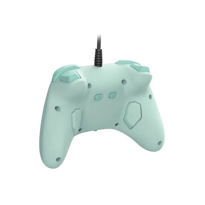 Hori HORIPAD Turbo - Manette filaire compatible Nintendo Switch, Switch 2 et OLED - Boutons arrière programmables et sticks analogiques - Connexion USB-A 3 m - Vert