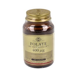 SOLGAR Folato (sous forme de Metafolin) 400 mcg, 100 comprimés