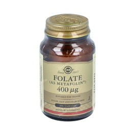 SOLGAR Folato (Metafolin) 400 µg 100 comprimés
