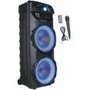 Inovalley MS02-XXL-N Enceinte Lumineuse Trolley Karaoké 1000W
