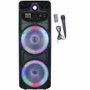 Inovalley MS02-XXL-N Enceinte Lumineuse Trolley Karaoké 1000W