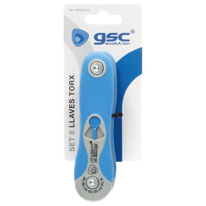 GSC Evolution Jeu de 8 clés Torx de T9 à T40