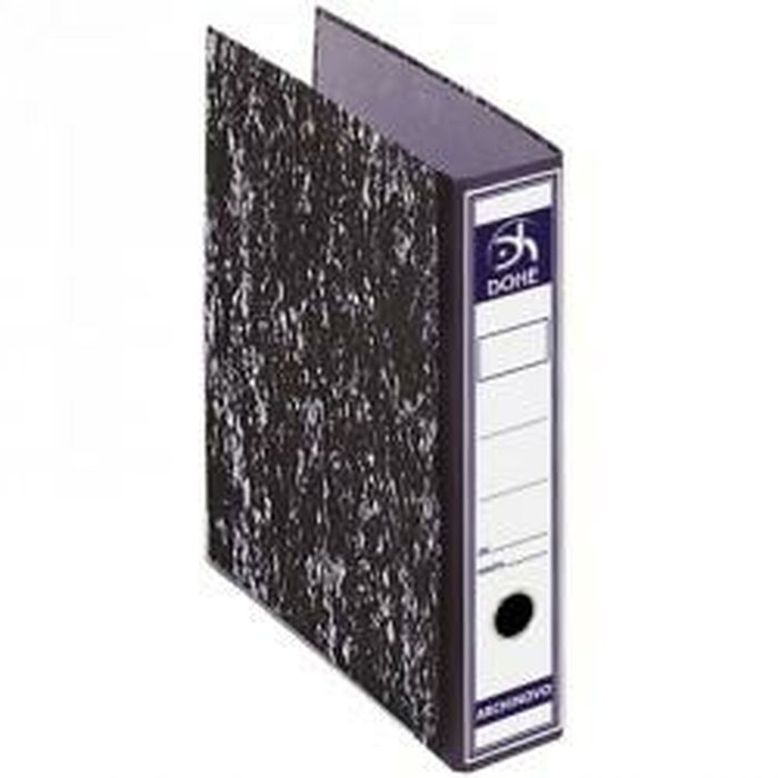 classeur à levier DOHE Noir Feuille 28,7 x 35 x 7,5 cm (20 Unités)