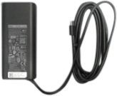 Dell - Adaptateur Secteur USB-C 65W 5V/9V/15V/20V avec Cordon d'Alimentation 3 Broches - Chargeur pour Ordinateur Portable