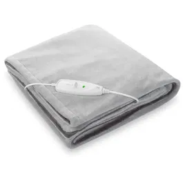 Medisana HB 675 Couverture chauffante XXL 2x1,5 m Gris - Microfibre anti-allergique - 4 réglages de température