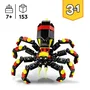 LEGO Creator 31159 Set 3-en-1 Animaux Sauvages : Araignée, Scorpion et Serpent - Jouet de Construction à partir de 7 ans