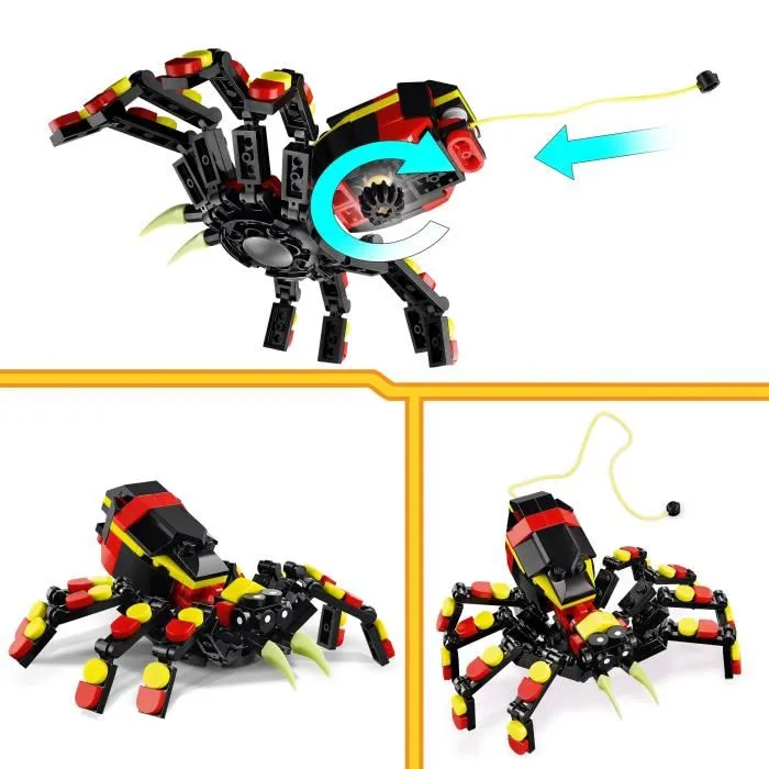 LEGO Creator 31159 Set 3-en-1 Animaux Sauvages : Araignée, Scorpion et Serpent - Jouet de Construction à partir de 7 ans