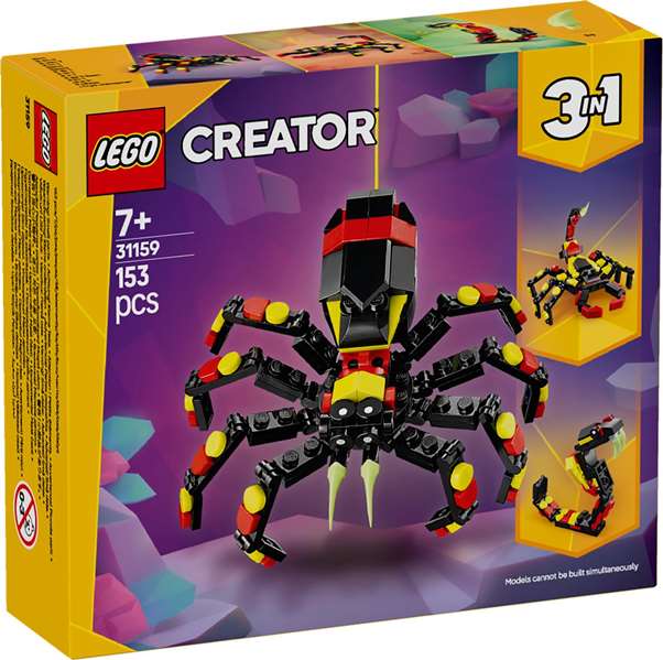 LEGO Creator 31159 Animaux sauvages : l'araignée surprenante