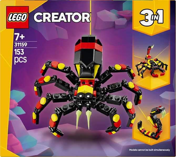 LEGO Creator 31159 Animaux sauvages : l'araignée surprenante