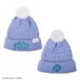 Cinereplicas Bonnet Huntr/x Kpop Demon Hunters Netflix Bonnet Lila Pastel 100% Acrylique Pompon Synthétique