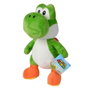Smoby Peluche Yoshi 30 cm de Super Mario Bros en tissu doux - Peluche licorne verte - Version espagnole/portugaise