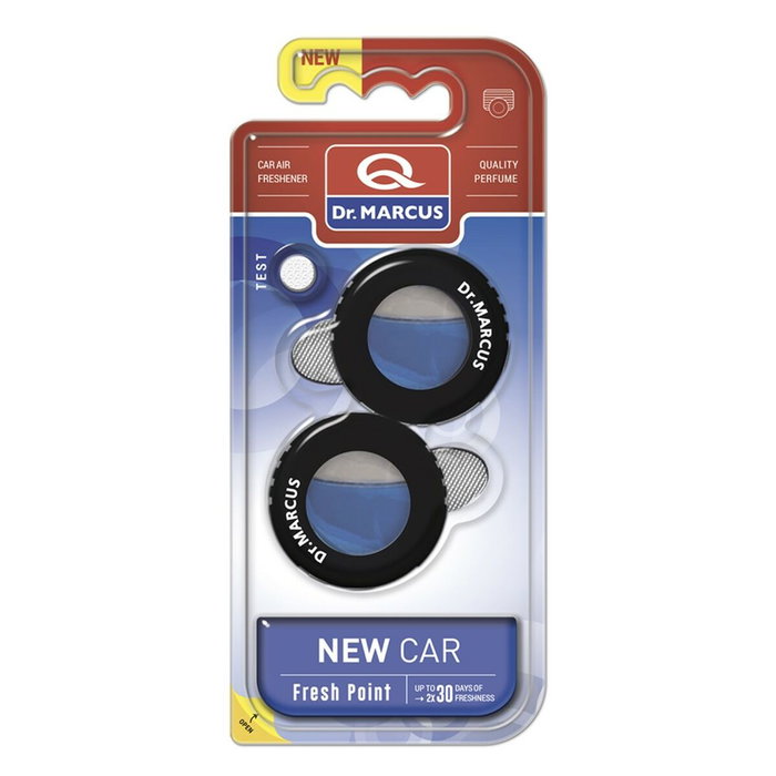 Dr Marcus Fresh Point New Car Voiture neuve (Pack de 2 x 2,5 ml) Dr Marcus Fresh Point New Car Voiture neuve (Pack de 2 x 2,5 ml)