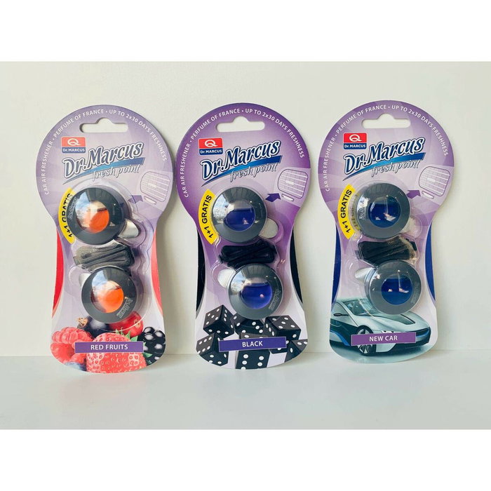 Dr Marcus Fresh Point New Car Voiture neuve (Pack de 2 x 2,5 ml) Dr Marcus Fresh Point New Car Voiture neuve (Pack de 2 x 2,5 ml)