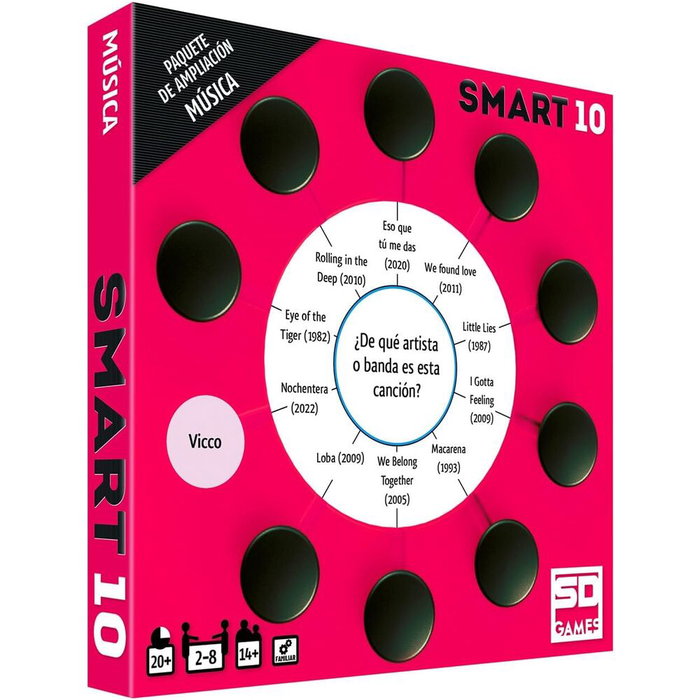 SD GAMES Expansion Smart 10 - Jeu de société en espagnol, pour 2 à 8 joueurs, âge 14+ SD GAMES Expansion Smart 10 - Jeu de société en espagnol, pour 2 à 8 joueurs, âge 14+