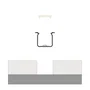 Kimera Profil Aluminium SKAGEN Anodisé Noir avec Diffuseur Opal, Tapons et Clips de Fixation 2,02M
