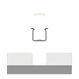 Kimera Profil Aluminium SKAGEN Anodisé Noir avec Diffuseur Opal, Tapons et Clips de Fixation 2,02M
