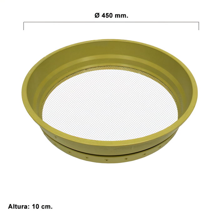 WOLFPACK LINEA PROFESIONAL Criba Completa 450 mm Nº 4 (6.3 mm) WOLFPACK LINEA PROFESIONAL Criba Completa 450 mm Nº 4 (6.3 mm)