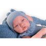Muñecas Antonio Juan Sweet Reborn Lui avec couverture à pois