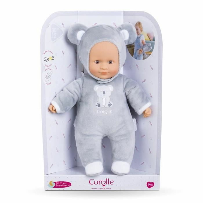 Corolle Mon Doudou Pti' Coeur Koala - 30 cm - Gris et Blanc Corolle Mon Doudou Pti' Coeur Koala - 30 cm - Gris et Blanc
