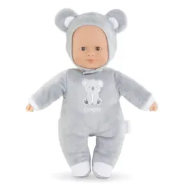 Corolle Pti' Coeur Koala - Doudou poupon en tissu 30 cm avec senteur vanille - Jouet d'éveil dès 9 mois