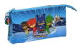 Safta Portatodo Triple Pjmasks pour enfant, organisateur de voyage 22 x 12 x 3 cm, en polyester 300D, bleu