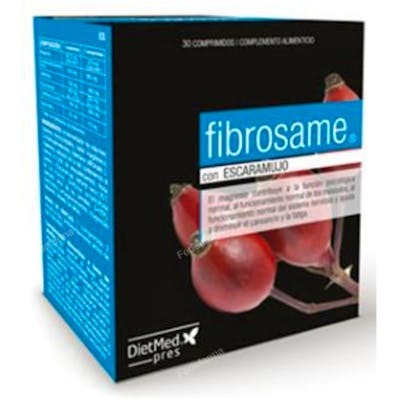 DIETMED Fibrosame 30 Comprimés Complément Alimentaire Fibromyalgie SAM-e Magnésium Valériane DIETMED Fibrosame 30 Comprimés Complément Alimentaire Fibromyalgie SAM-e Magnésium Valériane