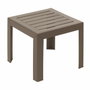 Grosfillex Table Basse Miami Taupe 40x40cm