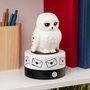 PALADONE - Projecteur de veilleuse lampe Hedwig Harry Potter à détection de mouvement avec sons officiels, lumière rouge et mode nuit, alimentation USB et piles