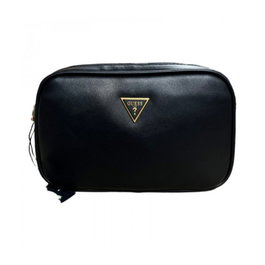 Guess Sac Vezzola pour Homme en Cuir Écologique et Textile Noir 20 x 13 x 5 cm - HMESCA
