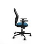 Piqueras y Crespo Chaise de Bureau Jorquera 3D036G0 Gris Vert pétrole