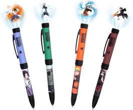 SD Toys Stylo Projecteur Naruto Shippuden - 1 Unité - Personnages Naruto, Sasuke, Kakashi, Itachi - Avec Lumière LED